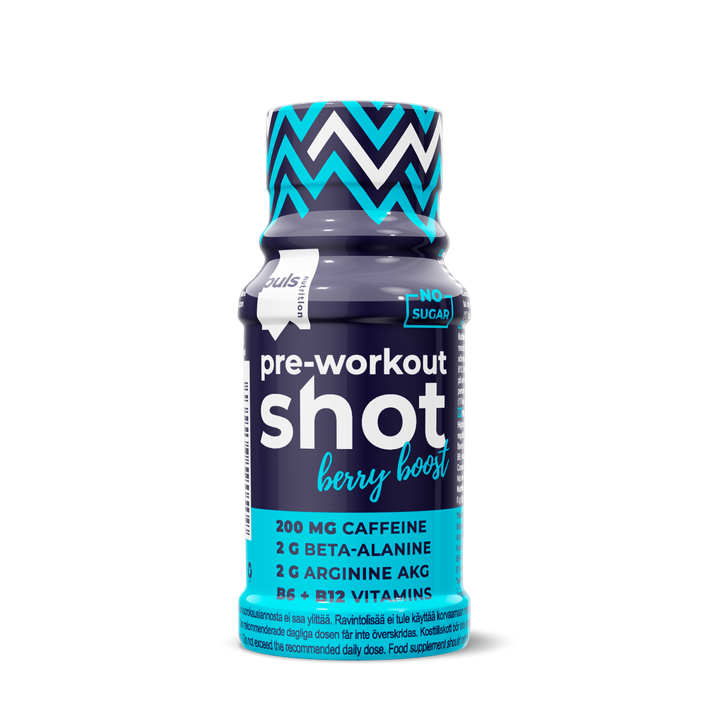 [1201] Pre-workout shotti Berry boost 60 ml