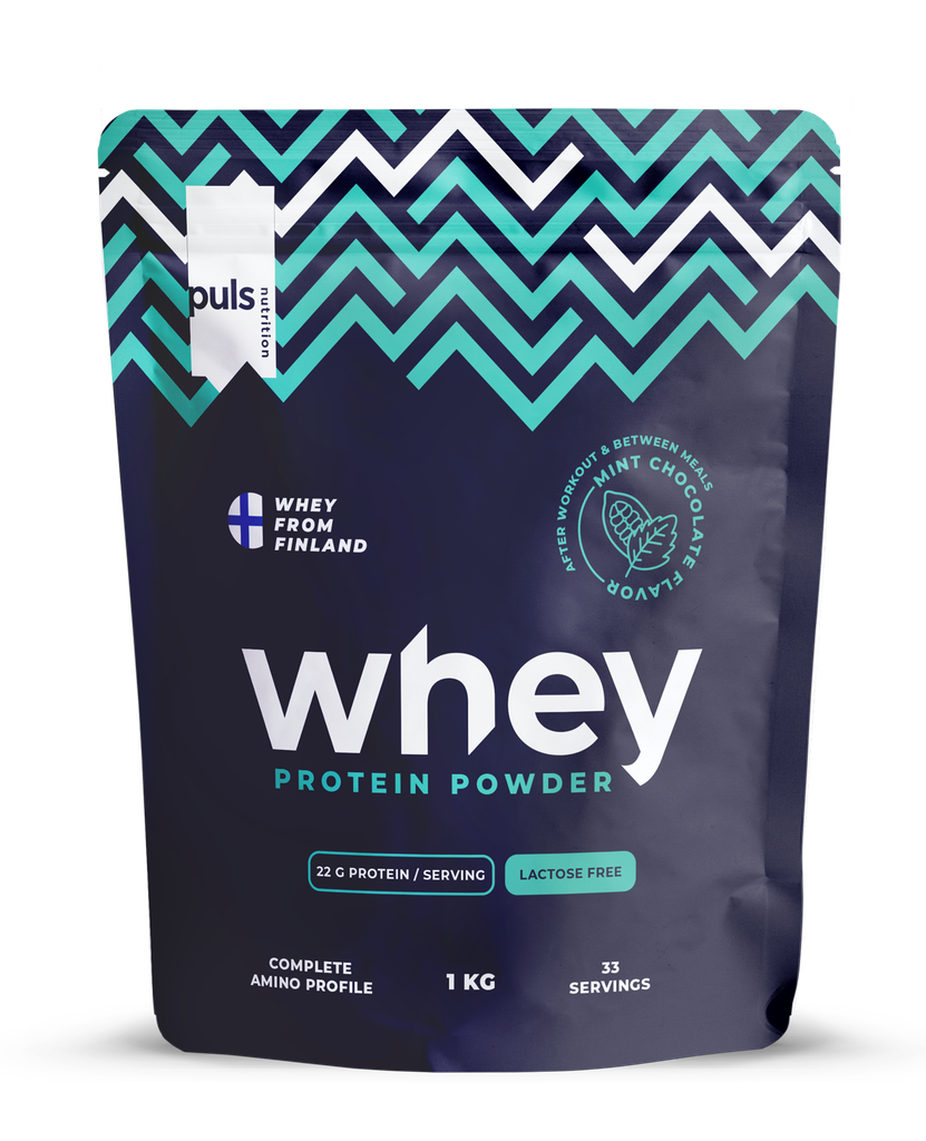 [1334] WHEY proteiinijauhe Minttusuklaa 1 kg