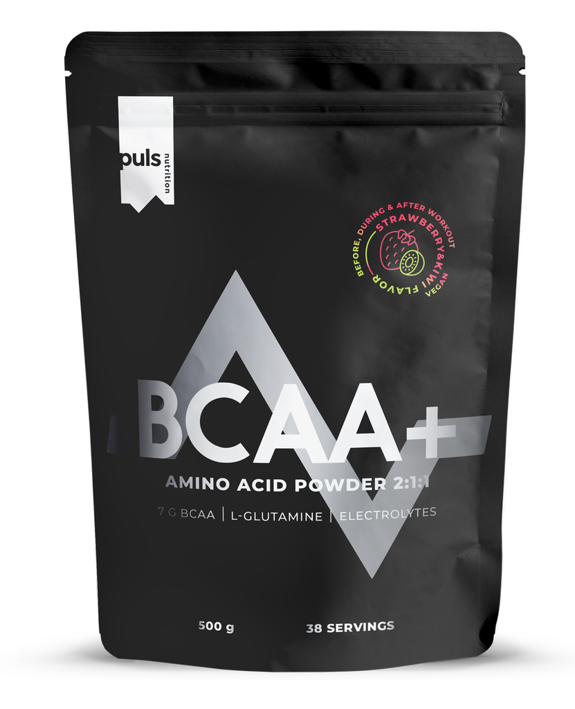 [8340] Puls BCAA Strawberry-Kiwi 500g